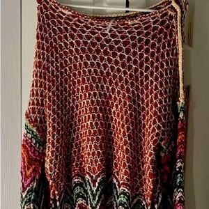 Free People Multicolor Knit Sweater